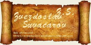 Zvezdoslav Suvačarov vizit kartica